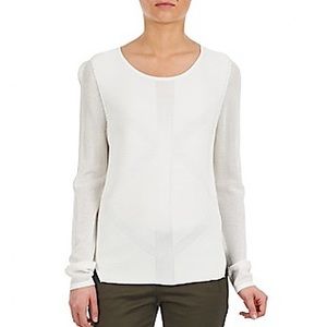 NWOT AMERICAN RETRO Gemma Sweater spring mesh white size 00 new without tags